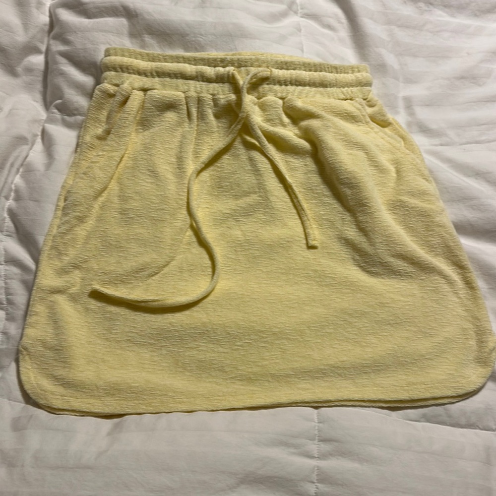 Cynthia Rowley - Yellow Mini Skirt - Small